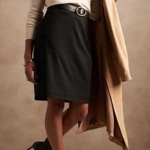 Banana Republic Twill Classic Pencil Skirt NWT